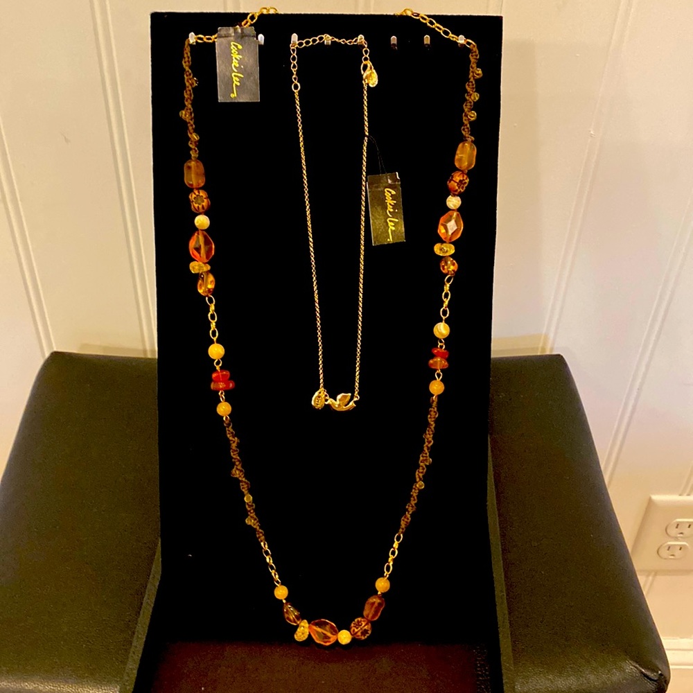 NWT Cookie Lee Jewelry 2 Necklaces